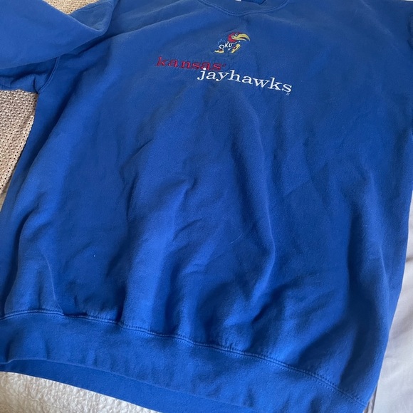 Vintage KU embroidered oversized crewneck size XL - Picture 3 of 5